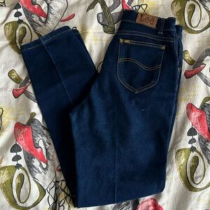 Vintage Lee jeans bright blue denim